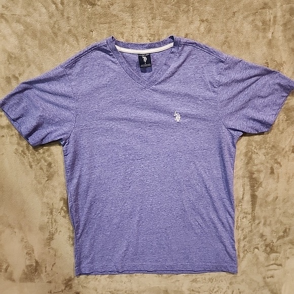 US Polo Assn. Other - U.S. POLO ASSN. Short Sleeve Stretch V-Neck Tee Shirt Size S
